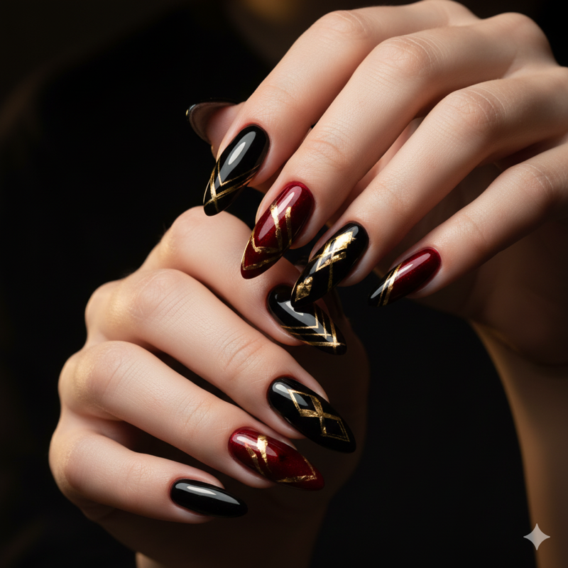 Ombre tırnak tasarımı