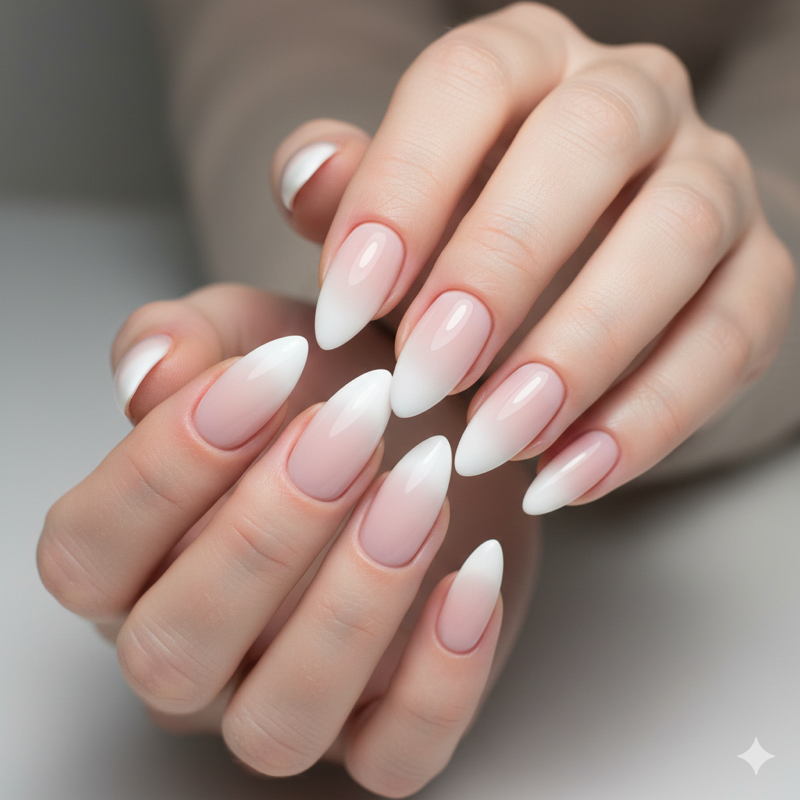 Badem tırnak modeli